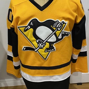 Vintage 90s Starter NHL Pittsburgh Penguins White Hockey Jersey Youth L XL  Sewn