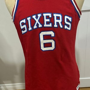 Vintage Philadelphia 76ers Sixers Erving Jersey size Small Dr. J
