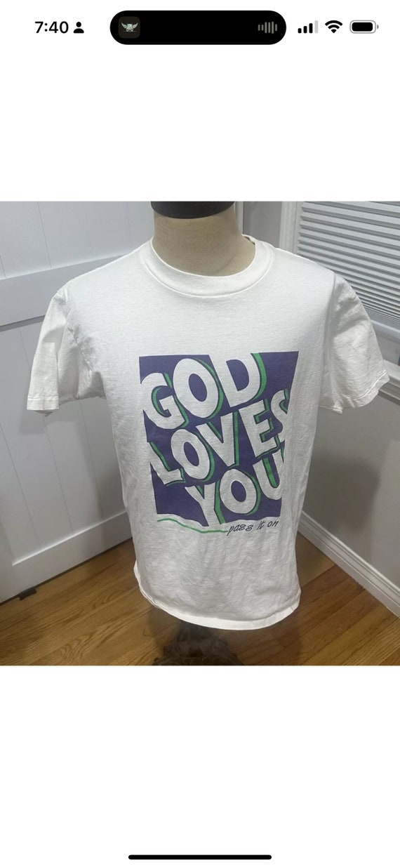 Vintage 90s Disney Designs Jesus Religious Tshirt 