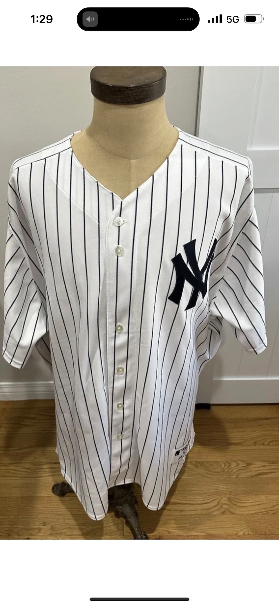 Majestic Authentic NY Yankees Baseball Jersey Mens 56/3XL Etsy