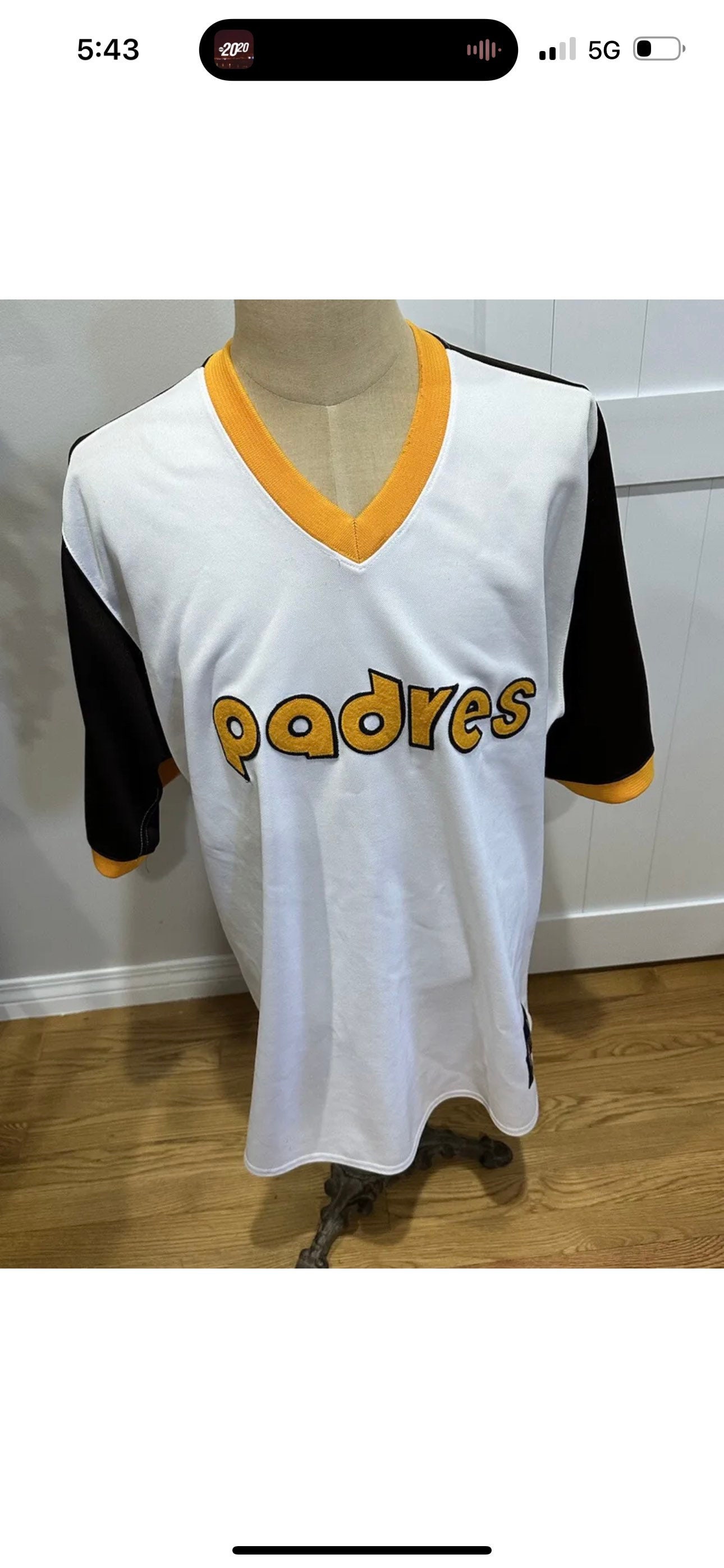 San Diego Padres Nike City Connect Jersey Men's XL MLB NWT SD Slam Diego New