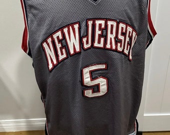 Vintage Jason Kidd New Jersey Nets Authentic Champion Jersey 56
