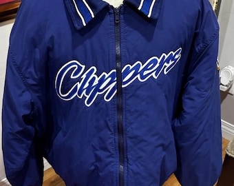 Vintage Columbus Clippers Express Milb Minor League Game Worn Dugout Jacket