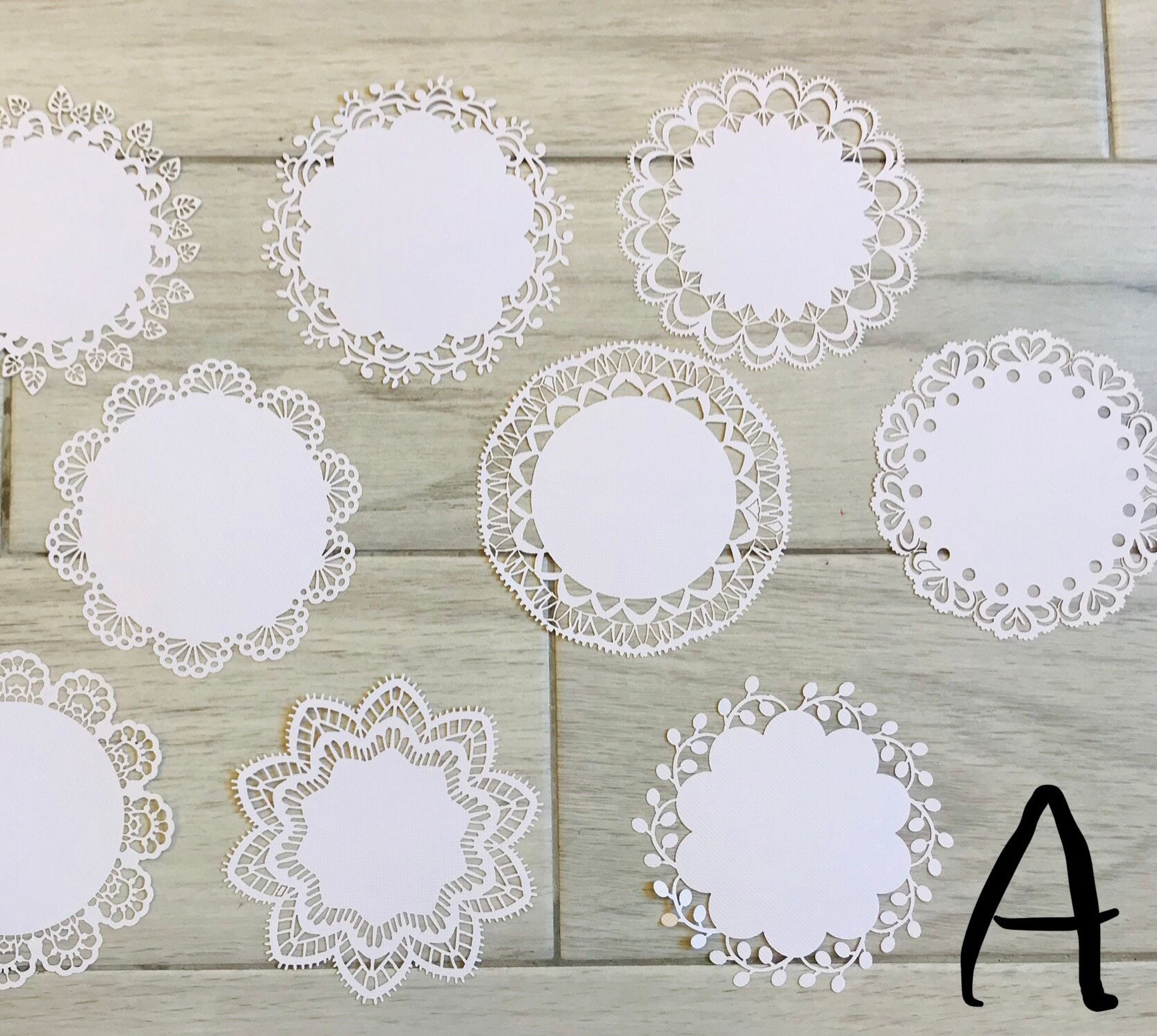 Lace Paper Set Etsy