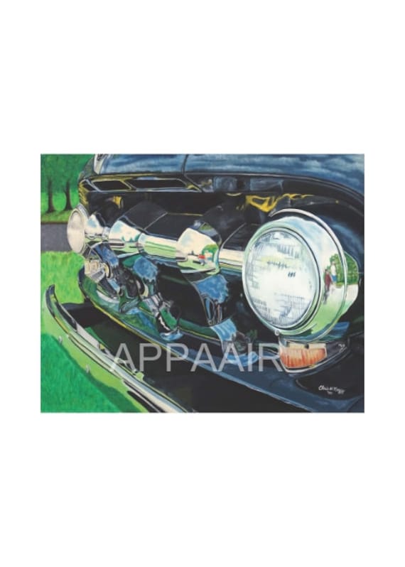 Ford Truck Art Print Hot Rod Art Old Ford Truck Automotive Art Garage Art Giclee Truck Print Ford Truck