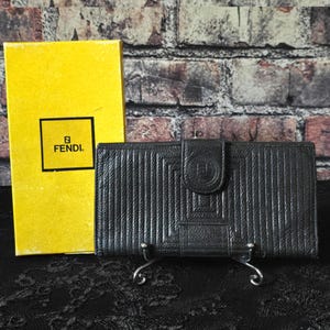 Cartera de piel Roma de Fendi vintage