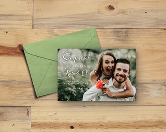 elopement announcement etsy