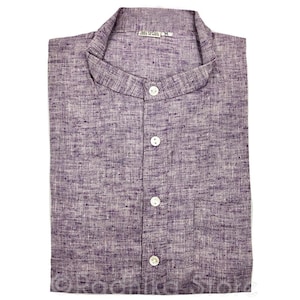 Púrpura Tweed Jute Kurtas - S,M,L,XL,