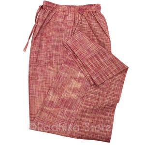 Natural Jute Yogi Pants - Saffron Threads - M, L, XL