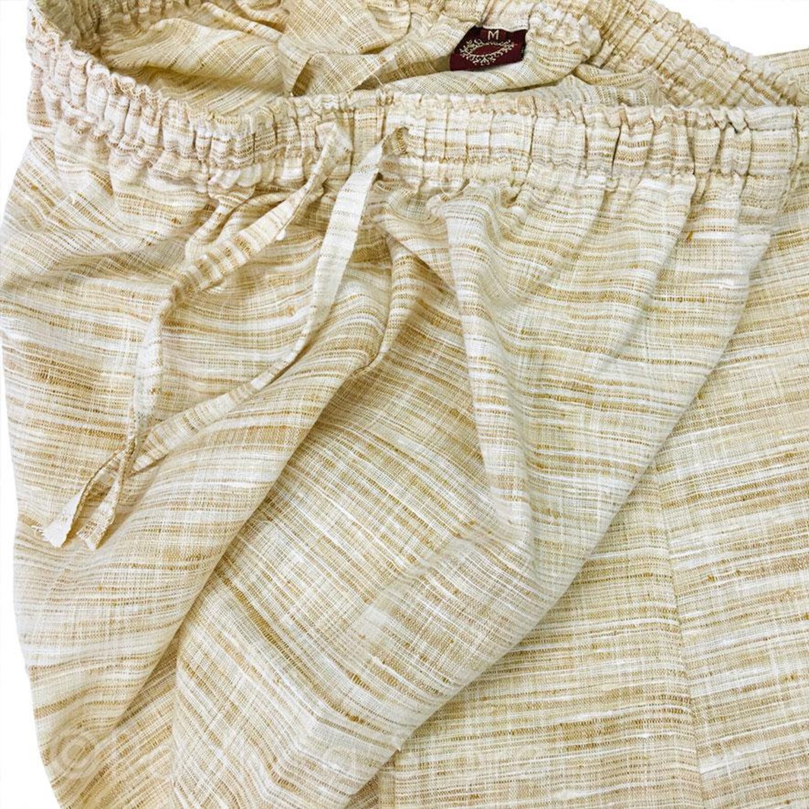 Natural Jute Yogi Pants Vrindavan Sand Color S M L XL Etsy