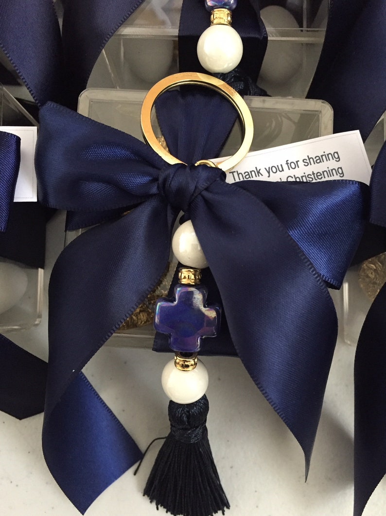 10 X Boy Favors Greek Baptism Christening Bomboniere Cross Etsy