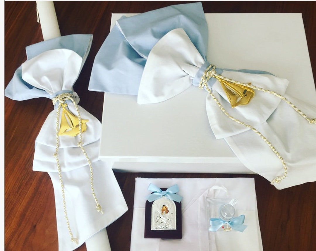 Christening Lambatha Greek Baptism Baptism Candle Nautical Etsy