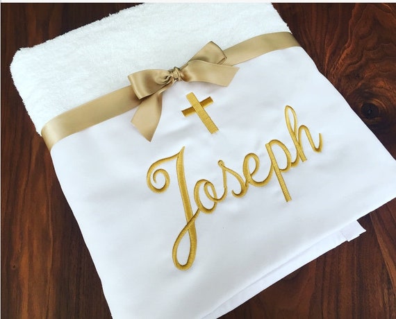 Boy Christening Greek Christening Personalised Towels Orthodox Baptism Set Christening Towels Greek Baptism Baptism Box Ladoset