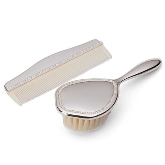 christening brush and comb set