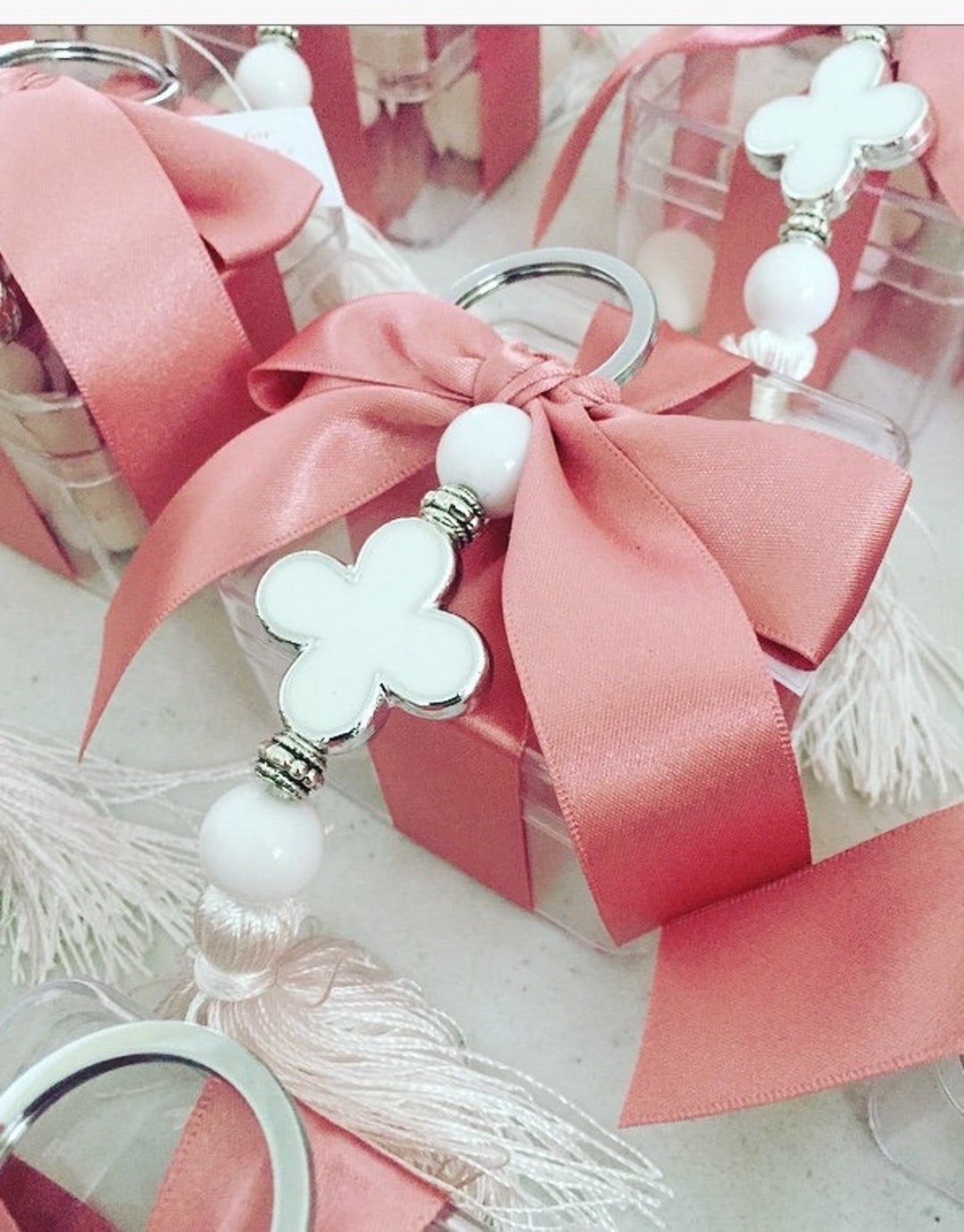 Girl Favors , Greek Baptism, Christening Bomboniere, Cross Favors ,greek Christening ,bomboniere