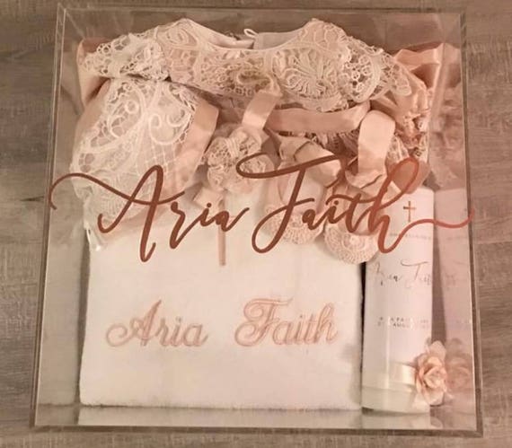 personalised christening box