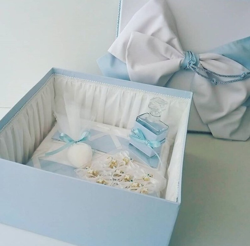 Orthodox Baptism Box Greek Baptism Baptism Box Christening Etsy