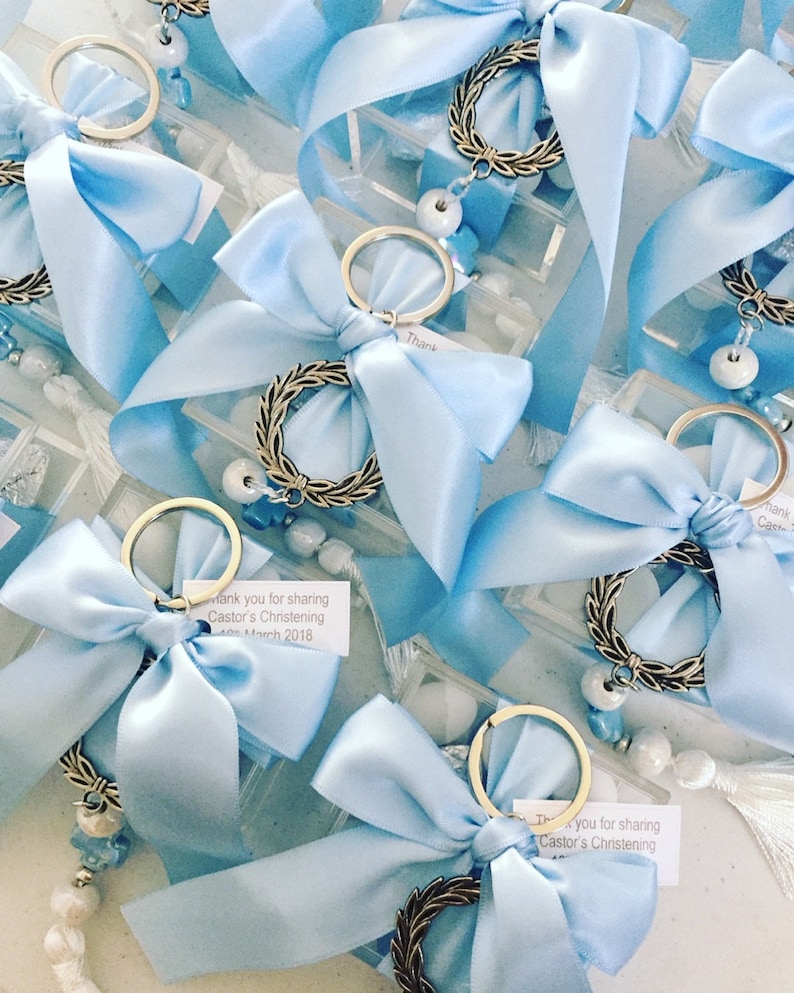 10 X Baby Boy Favors Greek Baptism Christening Bomboniere Etsy