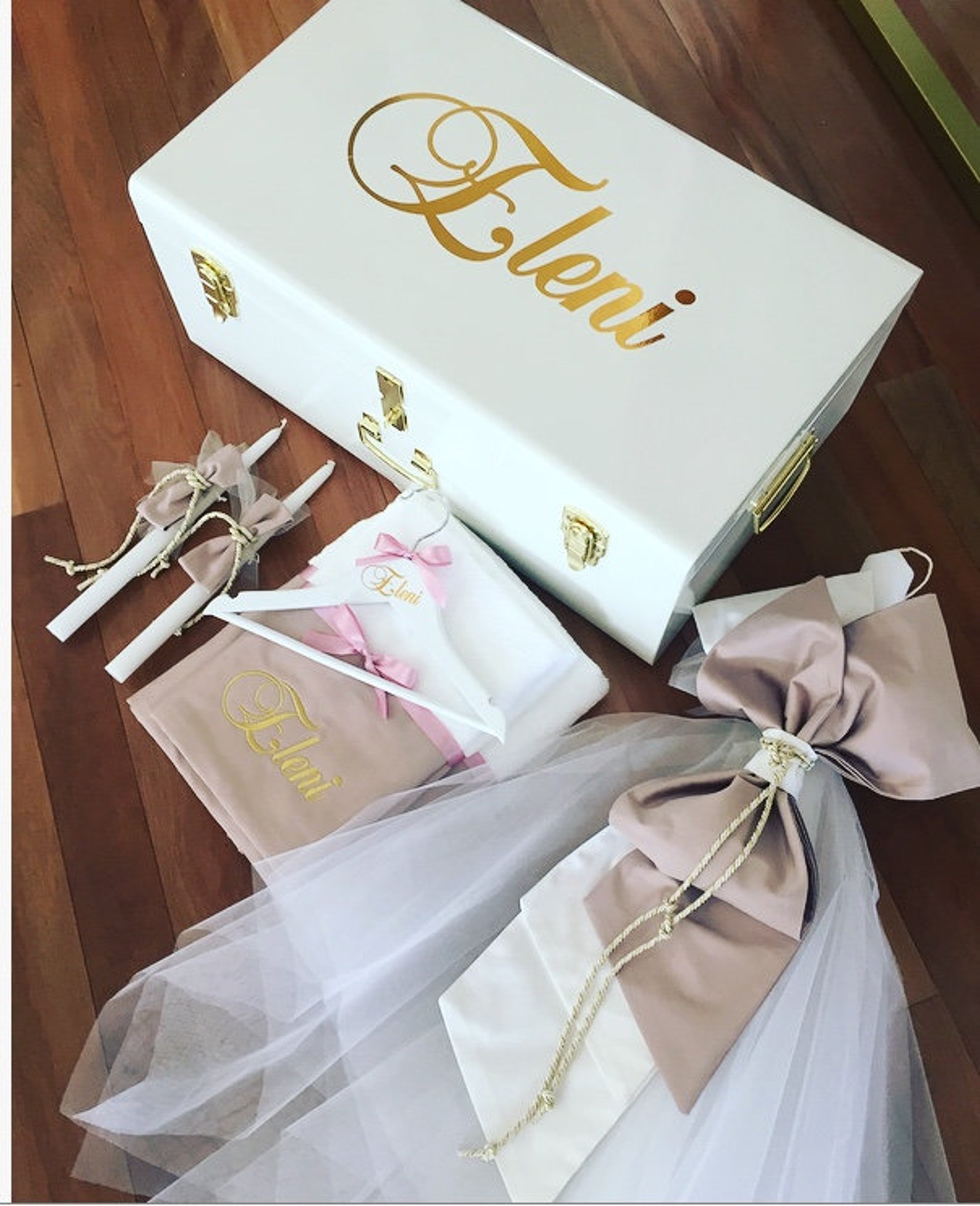 Personalised Christening Box Greek Christening Keepsake Etsy