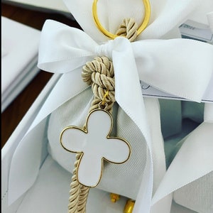 5 x Wedding favors ,Greek Baptism, Bridal Shower favors, Keyring Favors ,Greek Wedding, Orthodox Wedding, Wedding bomboniere,Key chain, Mati