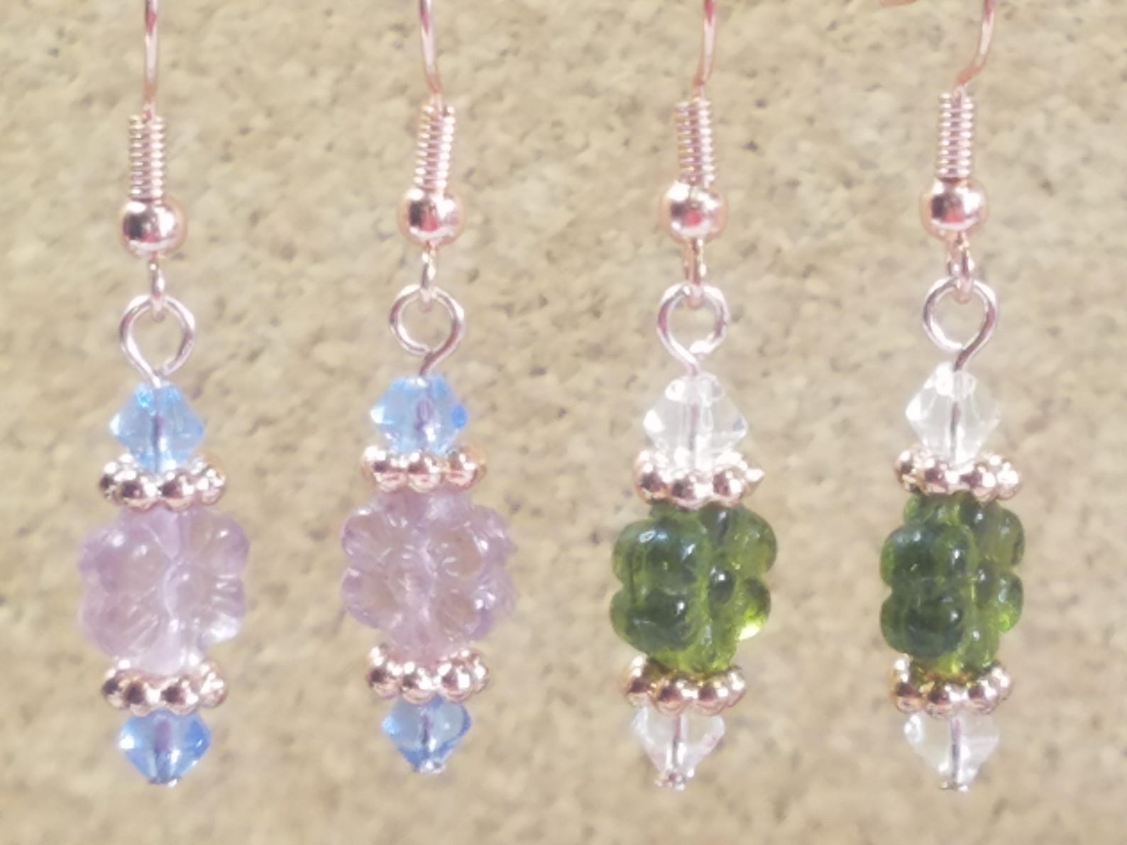 Delightfully Simple 'posy' Flower Earrings Available Etsy