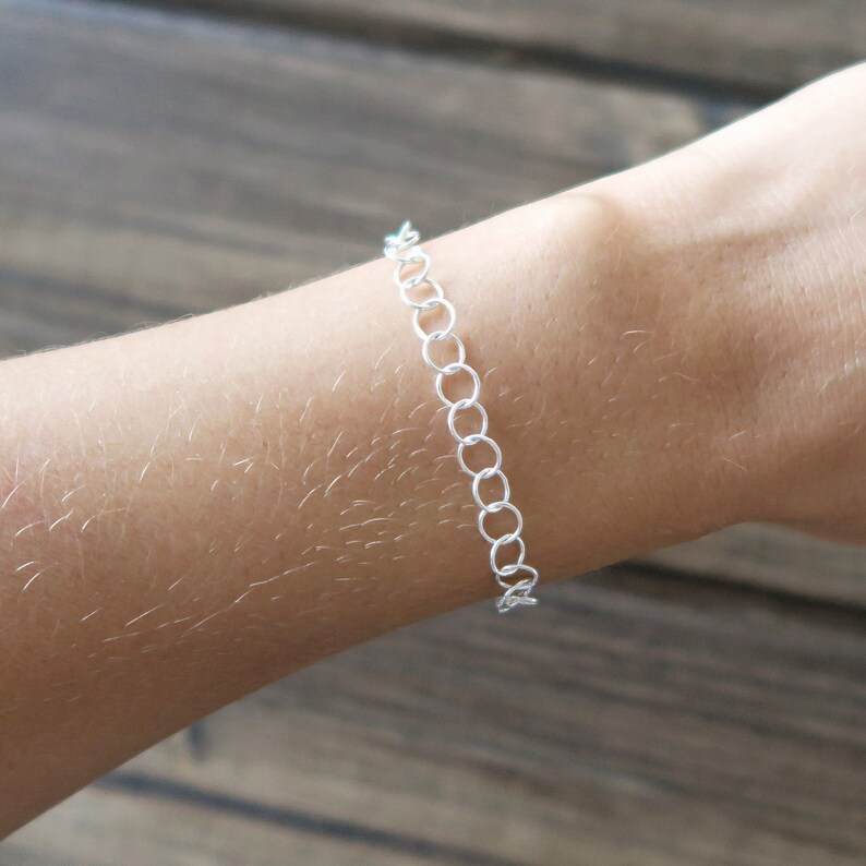 Dainty Silver Bracelet / Sterling Silver Bracelet / Silver Layering