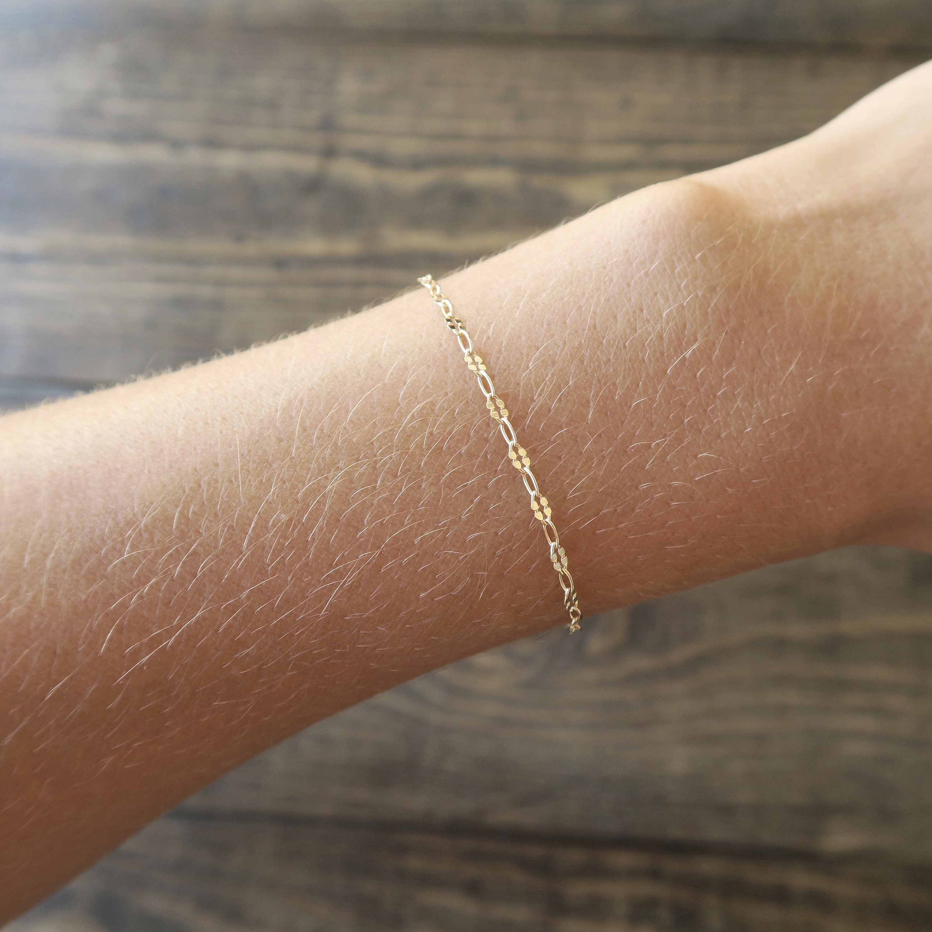 Dainty Gold Bracelet Gold Chain Bracelet Gold Bracelet Delicate Bracelet Bridesmaid Bracelet Thin Gold Bracelet Gifts for Her Etsy
