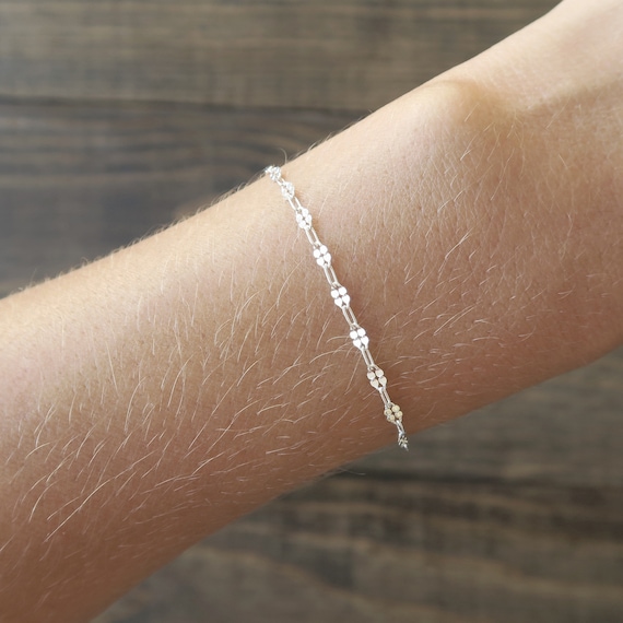 dainty gold bracelet / gold chain bracelet / gold bracelet / delicate  bracelet / bridesmaid bracelet / thin gold bracelet / gifts for her