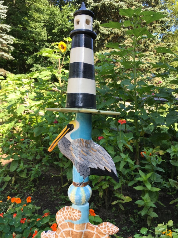 Blue Bird on a Nest Garden Totem, Gifts for Gardeners, Gift for Mother's  Day, Birthday Gift for Mom, Gift for Mom, Garden Pottery 