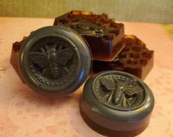 Charcoal Goat milk and honey soap set