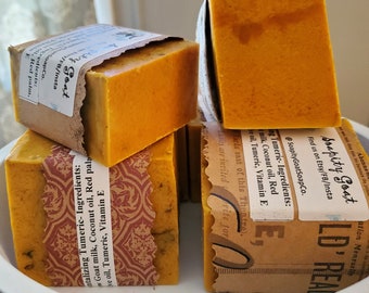 Soapity Turmeric goat milk soap bricks