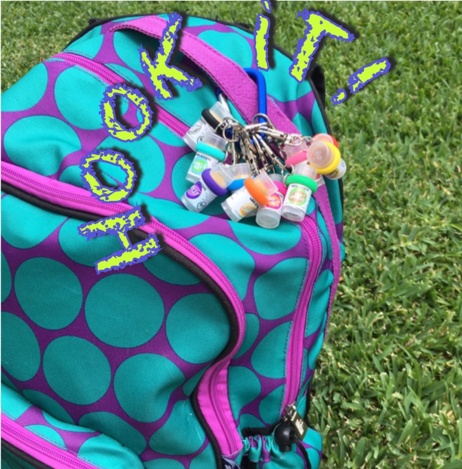 Mini Lip Balm and Holder Keychain in Glitter or Solid Etsy Canada