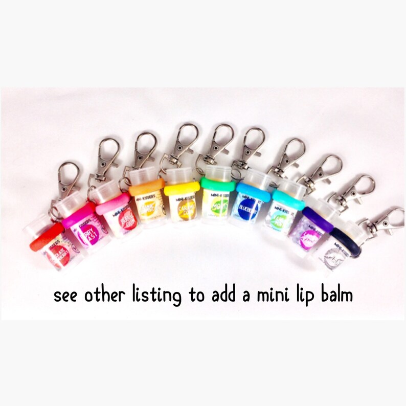 BEST Lip Balm Holder Glitter or Solid Colors Chapstick Etsy