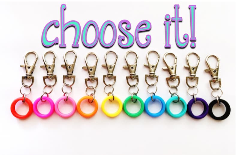 Mini lip balm and holder keychain in glitter or solid Etsy