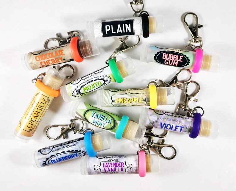 BEST Lip Balm Holder Glitter or Solid Colors Chapstick Etsy