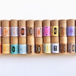 Eco Friendly Lip Balms- Vegan Natural- Plastic-free packaging- Zero waste chapstick- Earth friendly- sustainable- biodegradable- organic