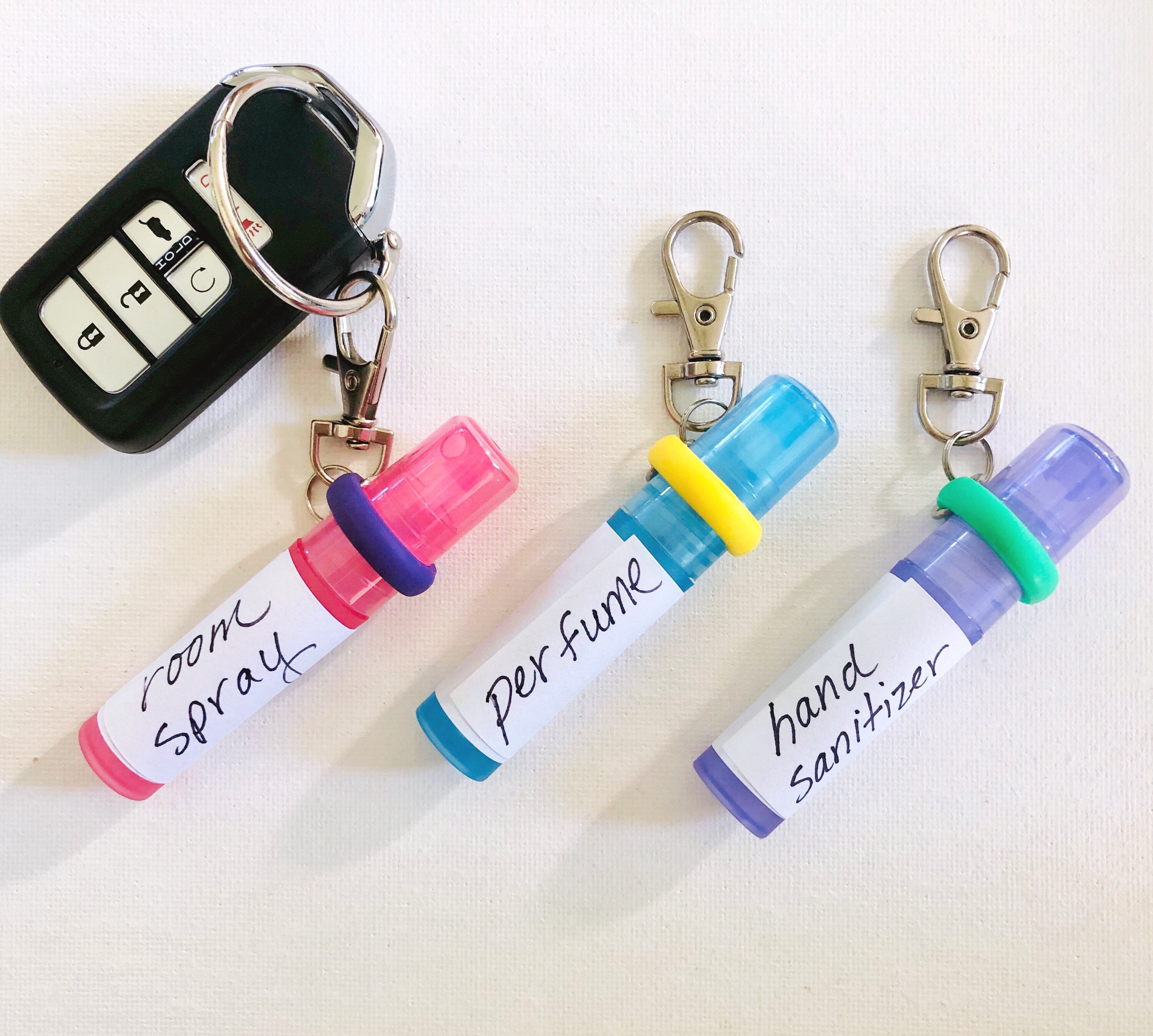 Keychain spray bottle deals