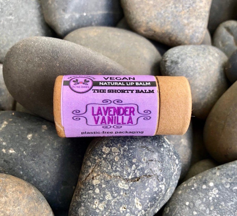 Eco Friendly Lip Balms Vegan Natural Plastic-free packaging Zero waste chapstick Earth friendly sustainable biodegradable organic image 5