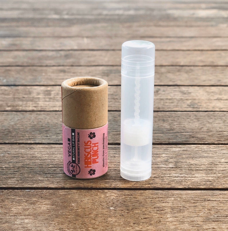 Eco Friendly Lip Balms Vegan Natural Plastic-free packaging Zero waste chapstick Earth friendly sustainable biodegradable organic image 3