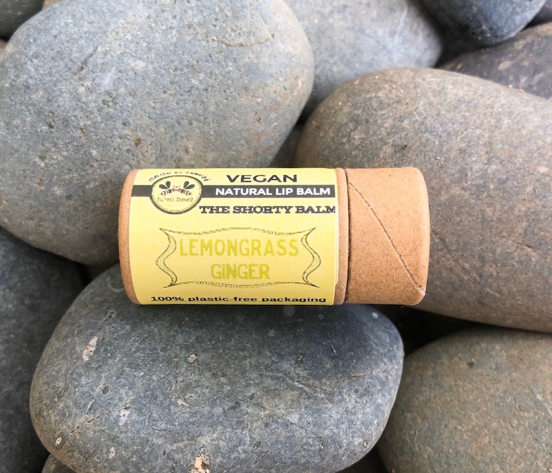 Eco Friendly Lip Balms Vegan Natural Plastic-free packaging Zero waste chapstick Earth friendly sustainable biodegradable organic image 8