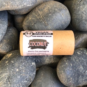 Eco Friendly Lip Balms Vegan Natural Plastic-free packaging Zero waste chapstick Earth friendly sustainable biodegradable organic image 7