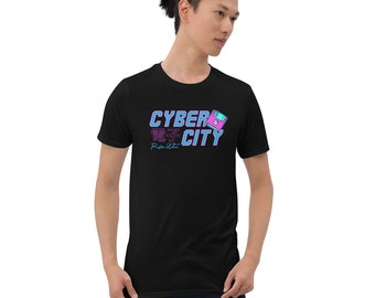 Cyber City Retro Wave T-Shirt | Retrowave Shirt | Synthwave Shirt | Retro Wave Synth Wave Shirt | 80er Jahre Shirt