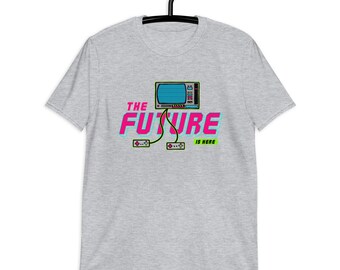 Camiseta The Future Is Here / Camiseta Retro Future