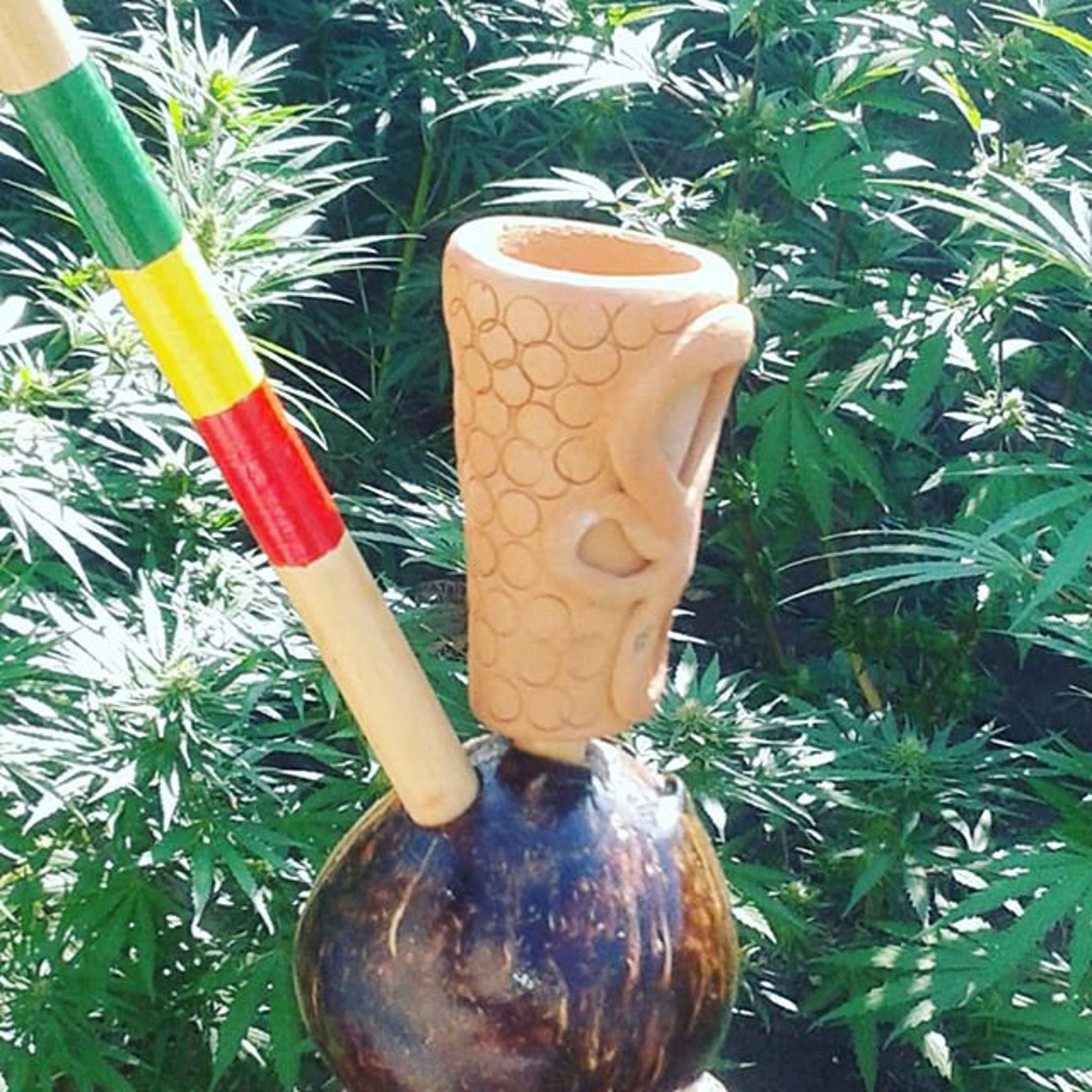 Rasta STEAM CHALICE Smoking Chalice Rasta Chalice Bob Etsy