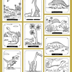 DINOSAUR Coloring Book for Kids PRINTABLE Dinosaur Coloring Pages ...
