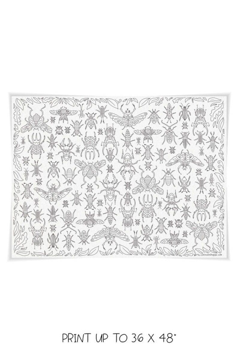 Coloring Poster Giant Coloring Poster Coloring for Kids Fun - Etsy