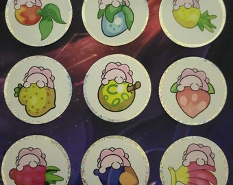 Snom Berry Stickers (Glitter)