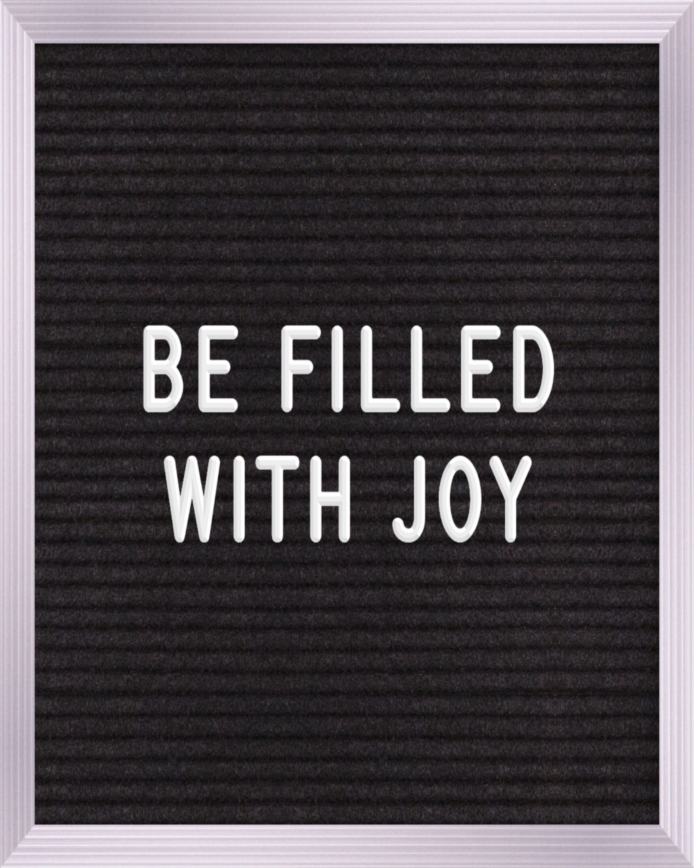 Be filled with joy Print Wall Art Printable 8x10 Etsy