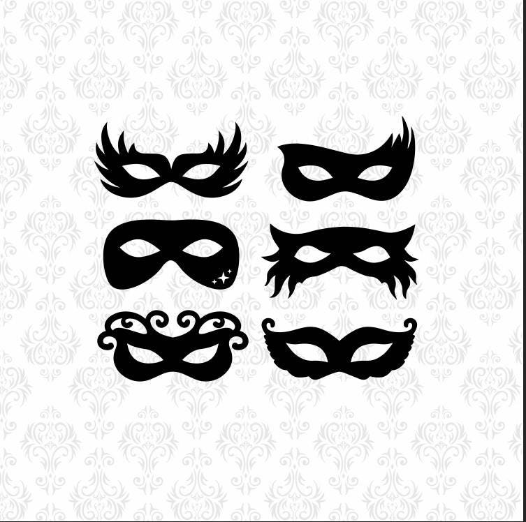 masquerade mask Svg Filesmasquerade mask Cricutmasquerade Etsy