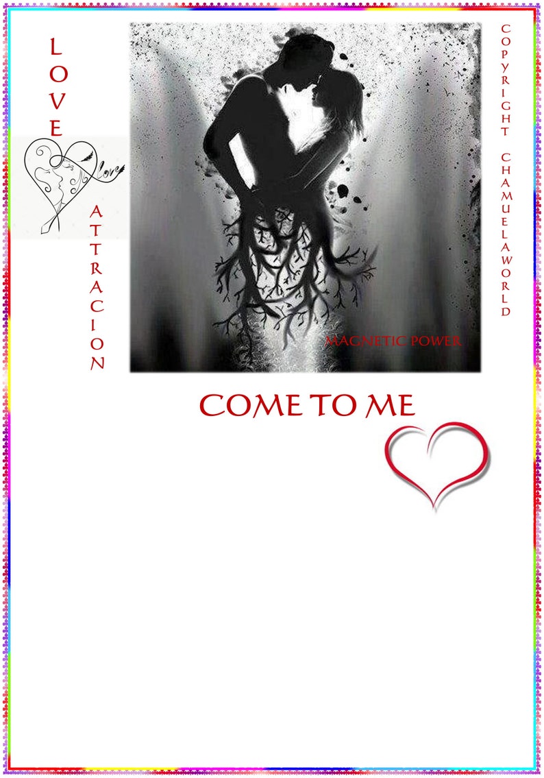 Come to me Ven a mi love ritual candle image 3